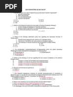 Biochemistry Answer Key BLUE PACOP