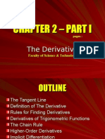 Chapter 2 - Part I - The Derivative