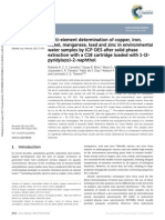Analytical Methods 7 (2015) 8714 ICP OES - PAN