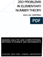 250 Problems in Elementary Number Theory - Sierpinski (1970) PDF