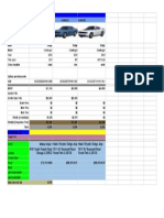 Car Comparison Spreadsheet - Sheet1