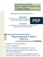 Organizational Culture Theory 