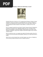 Biografía Corta de Cristóbal Colón