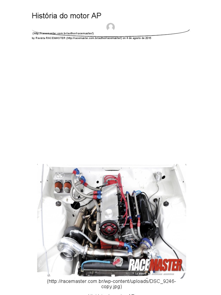 História Do Motor AP | PDF | Volkswagen | Audi