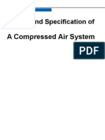 Design and Specification of A Compressed Air System