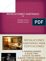 Instalaciones Sanitarias