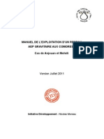 Id Manuel D Exploitation D Un Reseau Aep Gravitaire Au Comores Anjouan Et Moheli 2011 PDF