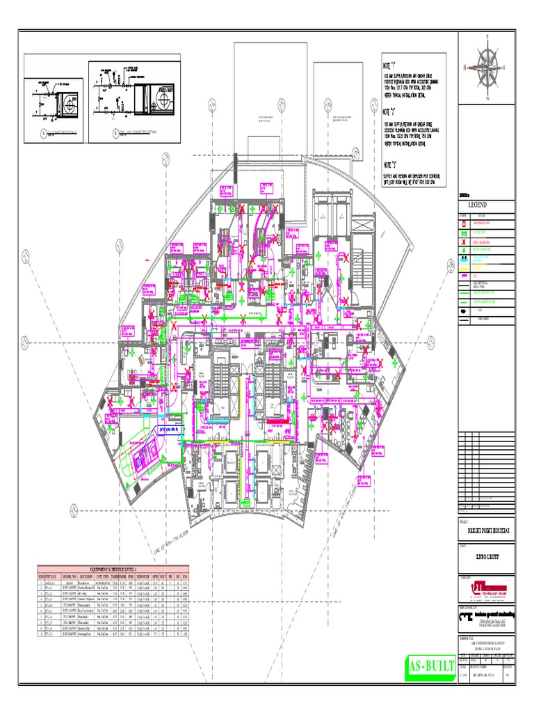 AC Layout Plan for Brightpoint Hospital | PDF | Tools | Home
