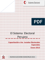El Sistema Electoral Peruano