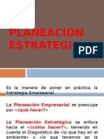 PLANEACION ESTRATEGICA