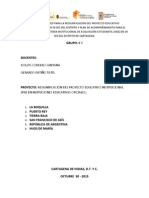 Segundo Informe de Avance PEI Grupo 9