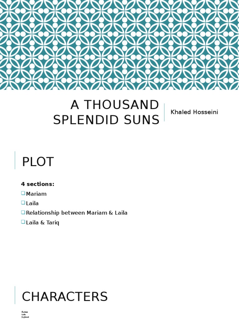 A Thousand Splendid Suns | PDF | Religion And Belief