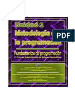 Unidad 2: Metodología de la programación