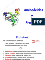 Aminoácidos y estructura de proteínas
