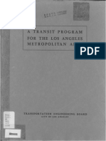 1939 Transit Program Los Angeles Metropolitan Area