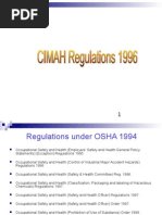 CIMAH Regulation 1996