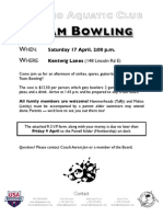VJO Team Bowling! (2010.04.17)