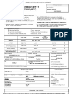 Member'S Data Form (MDF) : Instructions