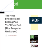 The Most Effective Goal-Setting Plan You'll Ever Find. (Plus Template Worksheet) - Technori PDF