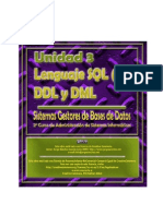 Unidad 3: Lenguaje SQL (I). DDL y DML