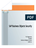 SAP Business Objects Security