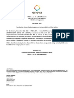 Termination of Shareholders? Agreement Between E.ON and Eike Batista