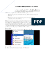 Cara Setting Jaringan Internet Yang Memakai 2 Lan Card Di Windows XP