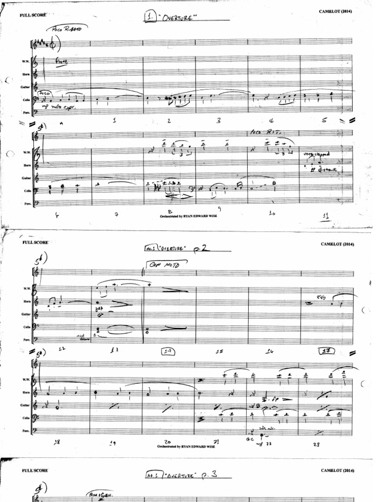 Full Score - Act One (Drafts) | PDF