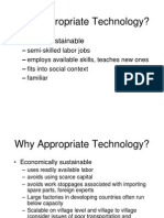 Why Appropriate Technology?: - Socially Sustainable