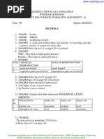 Cbse Sample Paper For Class 7 Science Sa2