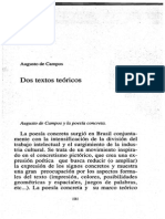 Dos Textos Teóricos - Augusto de Campos