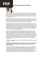 FILOSOFIA DA DIFERENÇA O Modelo Da Boa Sociedade Nao e a Meritocracia