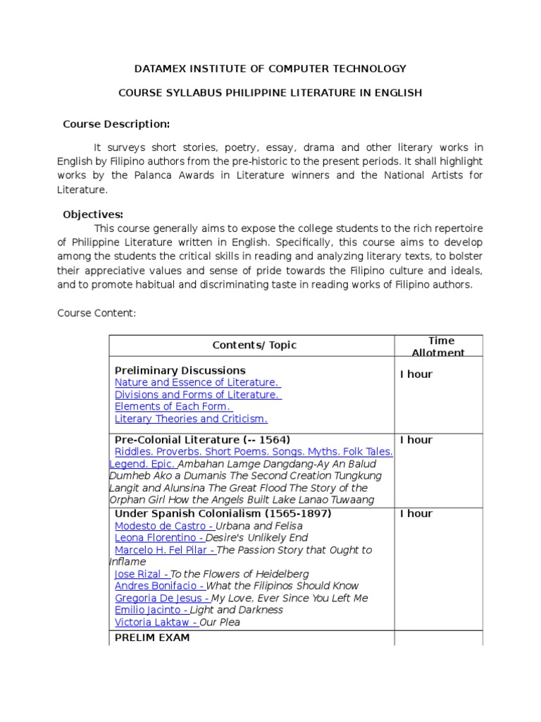 syllabus-in-philippine-literature-13-14-philippines