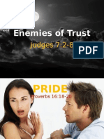 Enemies of Trust: Judges 7:2-8