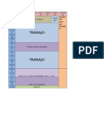 Horario de Actividades Personales.