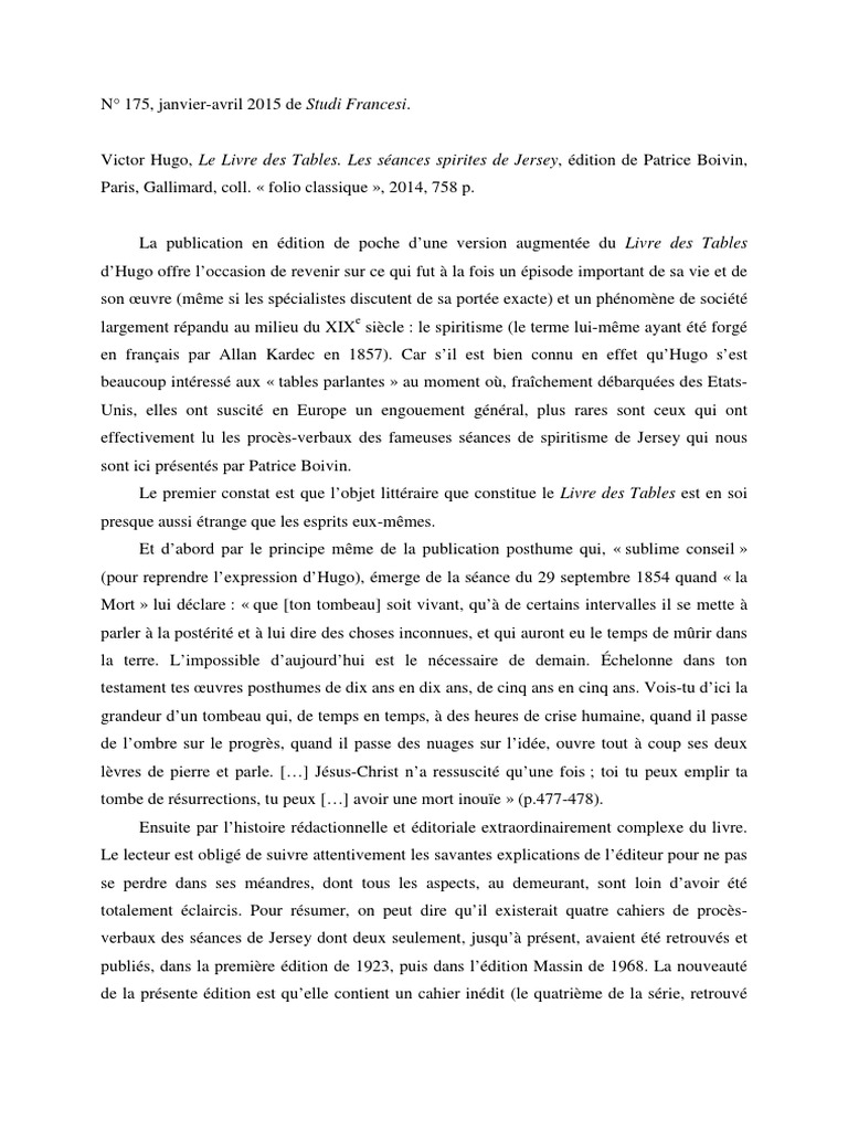 Exemple De Commentaire Composé Corrigé Victor Hugo Pdf