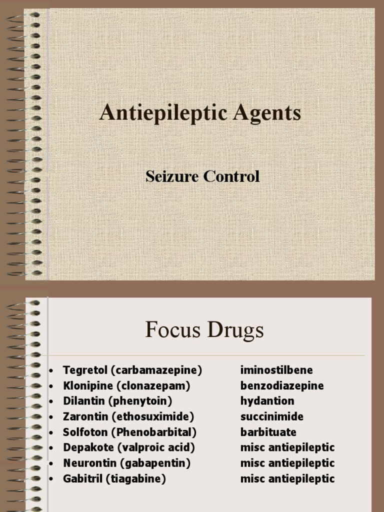 Antiepileptic Agents: Seizure Control | PDF | Epilepsy | Disorders ...
