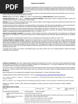 edma360 assessment 3 unit of work