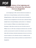 Download The History of Seventh-day Adventist Church in Bangladesh by Sunil Sarkar by Sunil Sarkar SN28931830 doc pdf