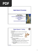 Digital Speech Processing