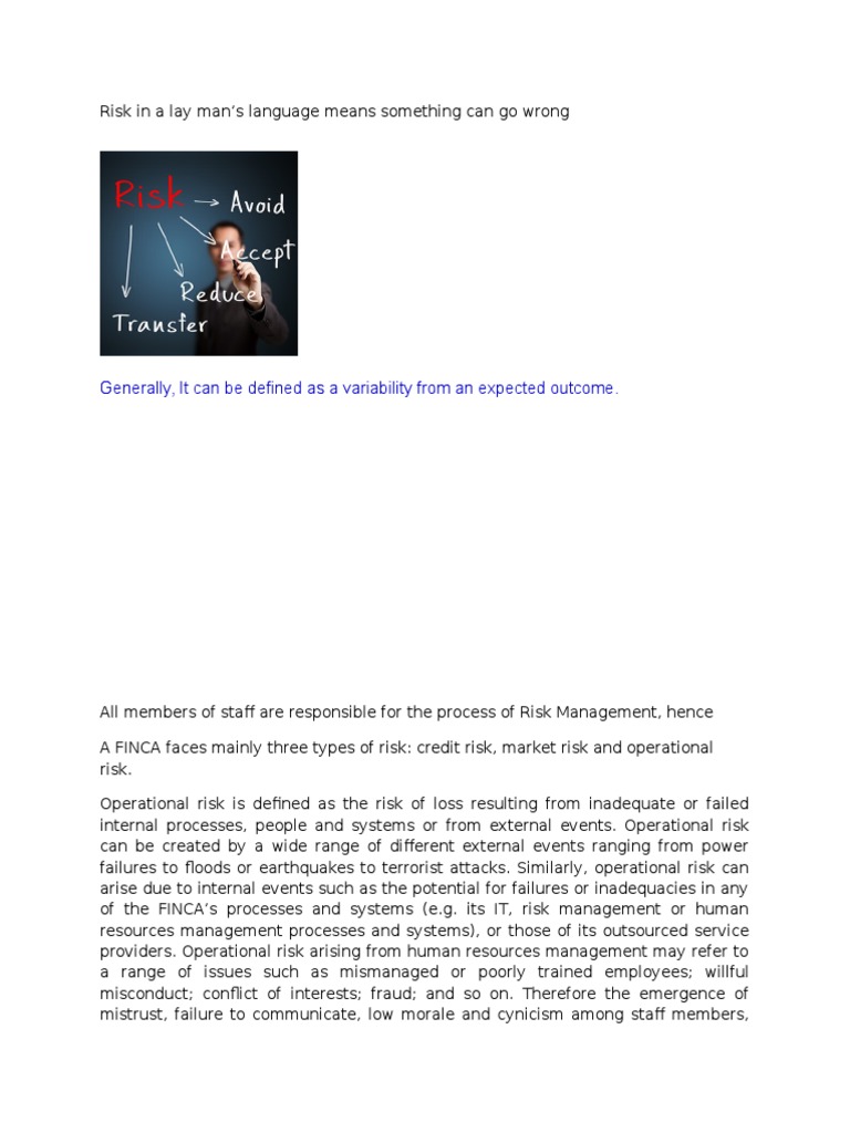 Risk in A Lay Man | PDF | Computers