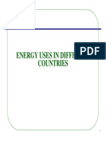 Energy Use in Different Countries