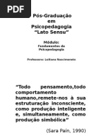 Apresentação Psicopedagogia