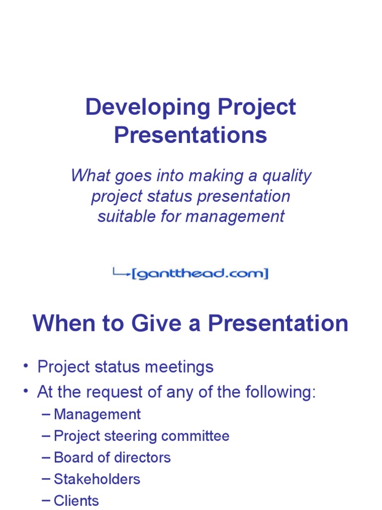 Effective Project Presentation Tips | PDF | Art