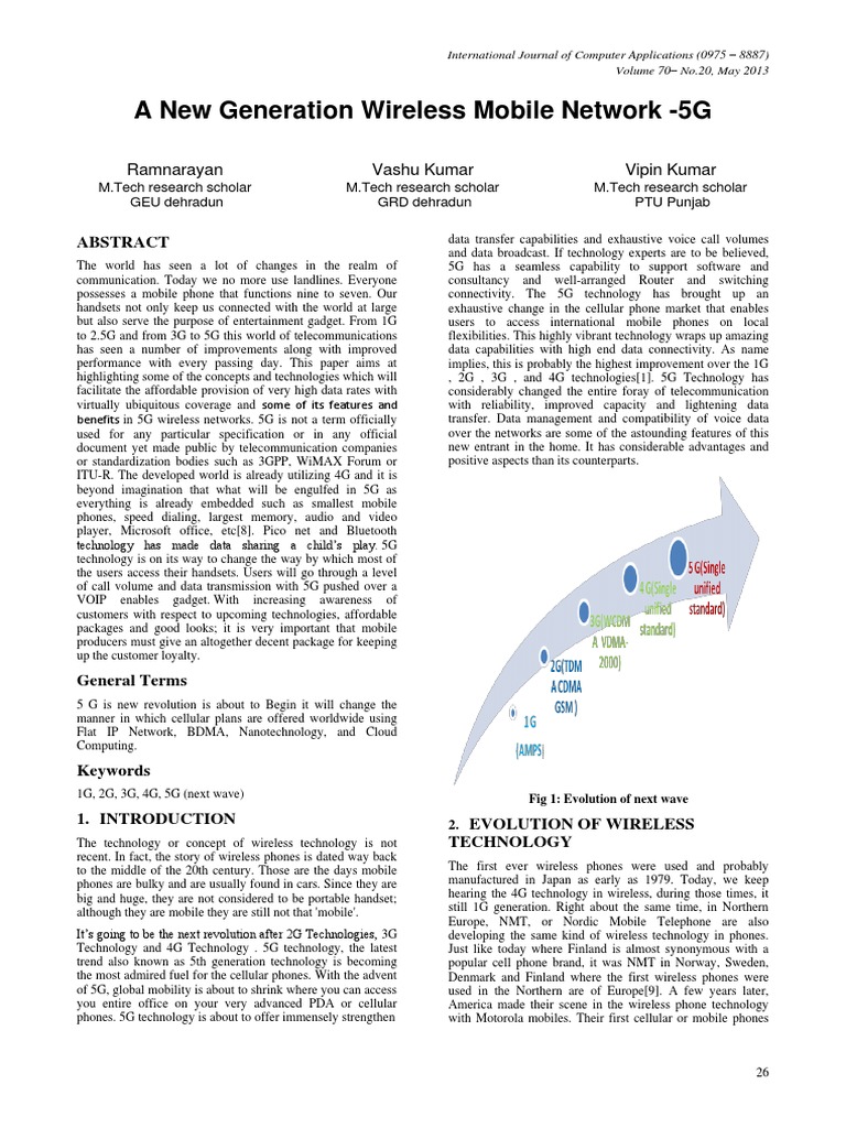 research paper on 5g wireless technology pdf