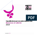 Relazione 2014 Casa Delle Donne Di Bologna