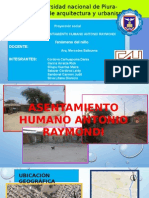 Asentamiento Humano Antonio Raymondi Proyeccion Social