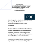 Begrüßungsrede der Niedersächsischen Landesbeauftragten für Migration und Teilhabe Doris Schröder-Köpf, MdL