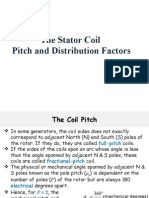 Stator Coil Pitch and Distribution Factors Explained