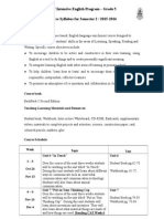 P5 Syllabus 2015 - 2016 - Semester 2